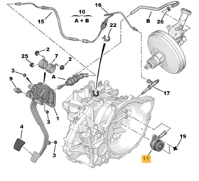 ЛАГЕР ПОМПА  2324A015 / 1607678680 / 2041A6 / 05273431AA / 5273431AB, снимка 2