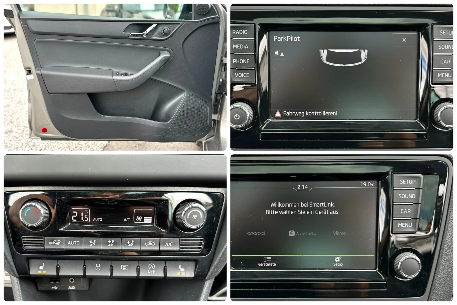 Skoda Rapid 1.2i 110HP PANO CARPLAY LANE ASSIST , снимка 15 - Автомобили и джипове - 54779257