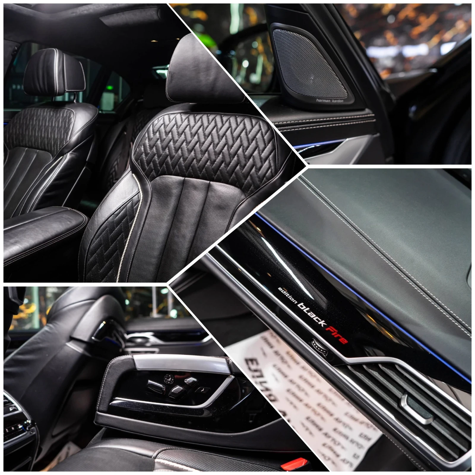 BMW 750 D XDRIVE BLACK FIRE EDITION 1OF150 ЛИЗИНГ 100%, снимка 16 - Автомобили и джипове - 54875632