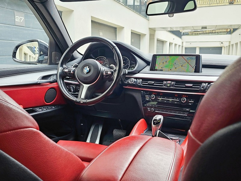 BMW X6 BMW X6 4.0d M Premium* DIGITAL* Red Individual* AD, снимка 12 - Автомобили и джипове - 43341081