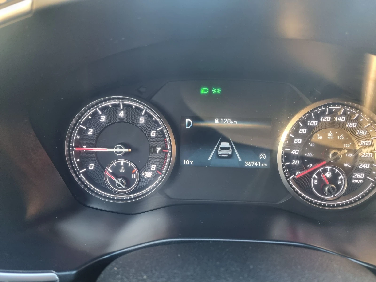 Hyundai Santa fe 2.5* HTRAC * ПАНОРАМА* КОЖА , снимка 9 - Автомобили и джипове - 53803327