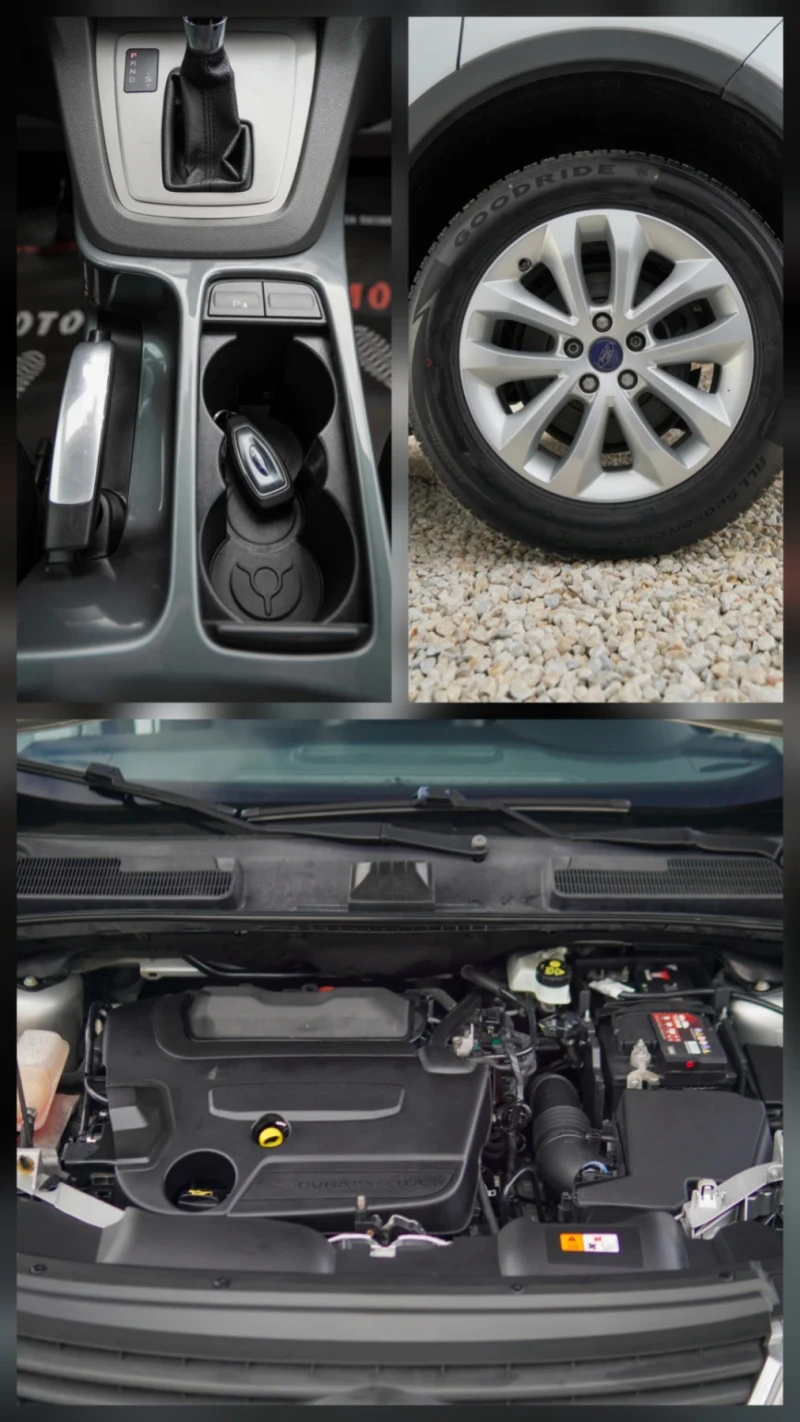 Ford Kuga 4x4 АВТОМАТИК ПАНОРАМА ЛИЗИНГ!, снимка 17 - Автомобили и джипове - 52464455