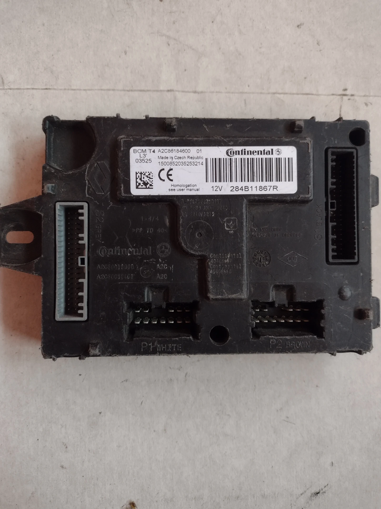 284B11867R  BCM ����� RENAULT CLIO IV, MEGANE III, CAPTUR  A2C86184600 | Mobile.bg � ����������� 1