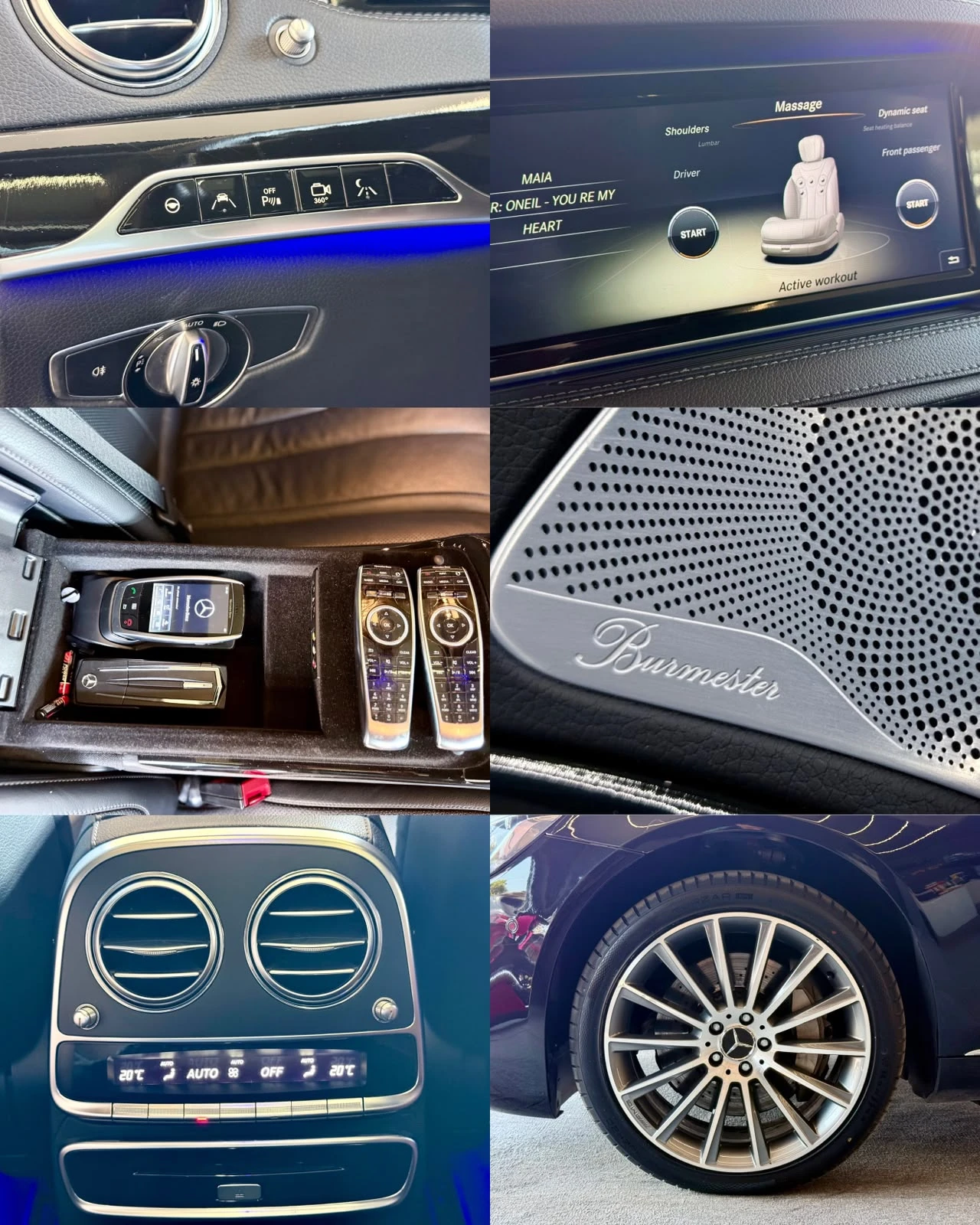 Mercedes-Benz S 500 L* AMG* 4M* Burmester* TV* FULL* ЛИЗИНГ , снимка 17 - Автомобили и джипове - 55571784