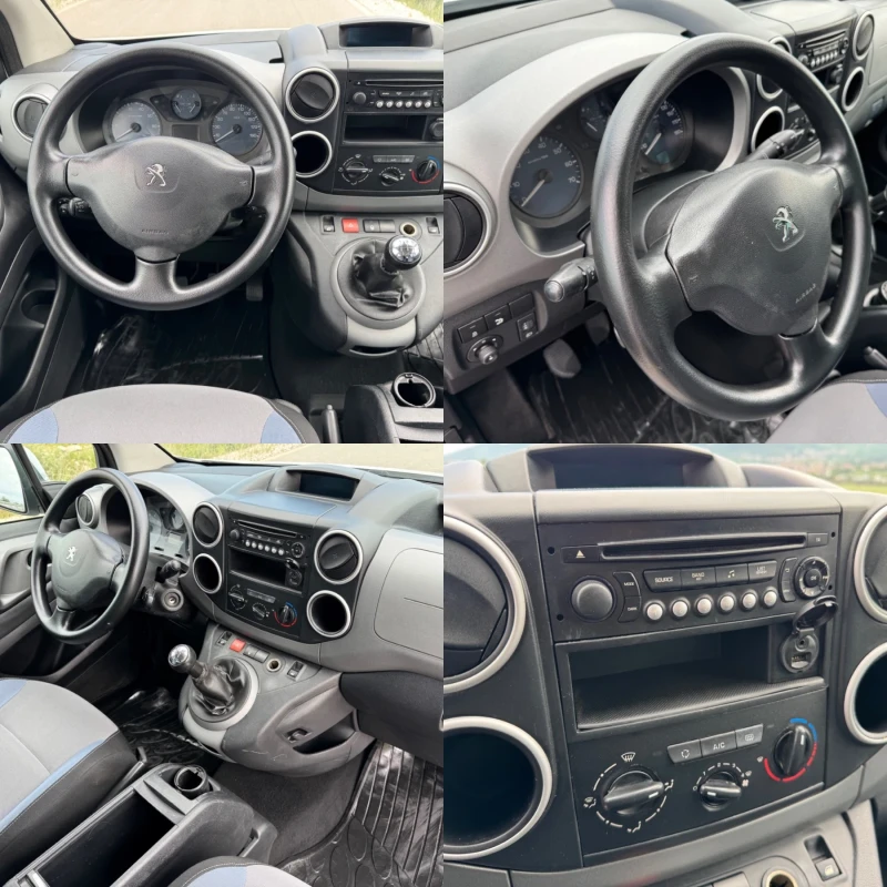 Peugeot Partner 1.6 HDI / NEW FACE / LED / PARKTRONIC / EURO 6, снимка 13 - Автомобили и джипове - 50405555