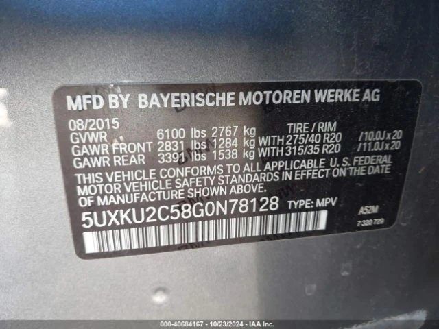 BMW X6 XDRIVE35I, снимка 9 - Автомобили и джипове - 48126799