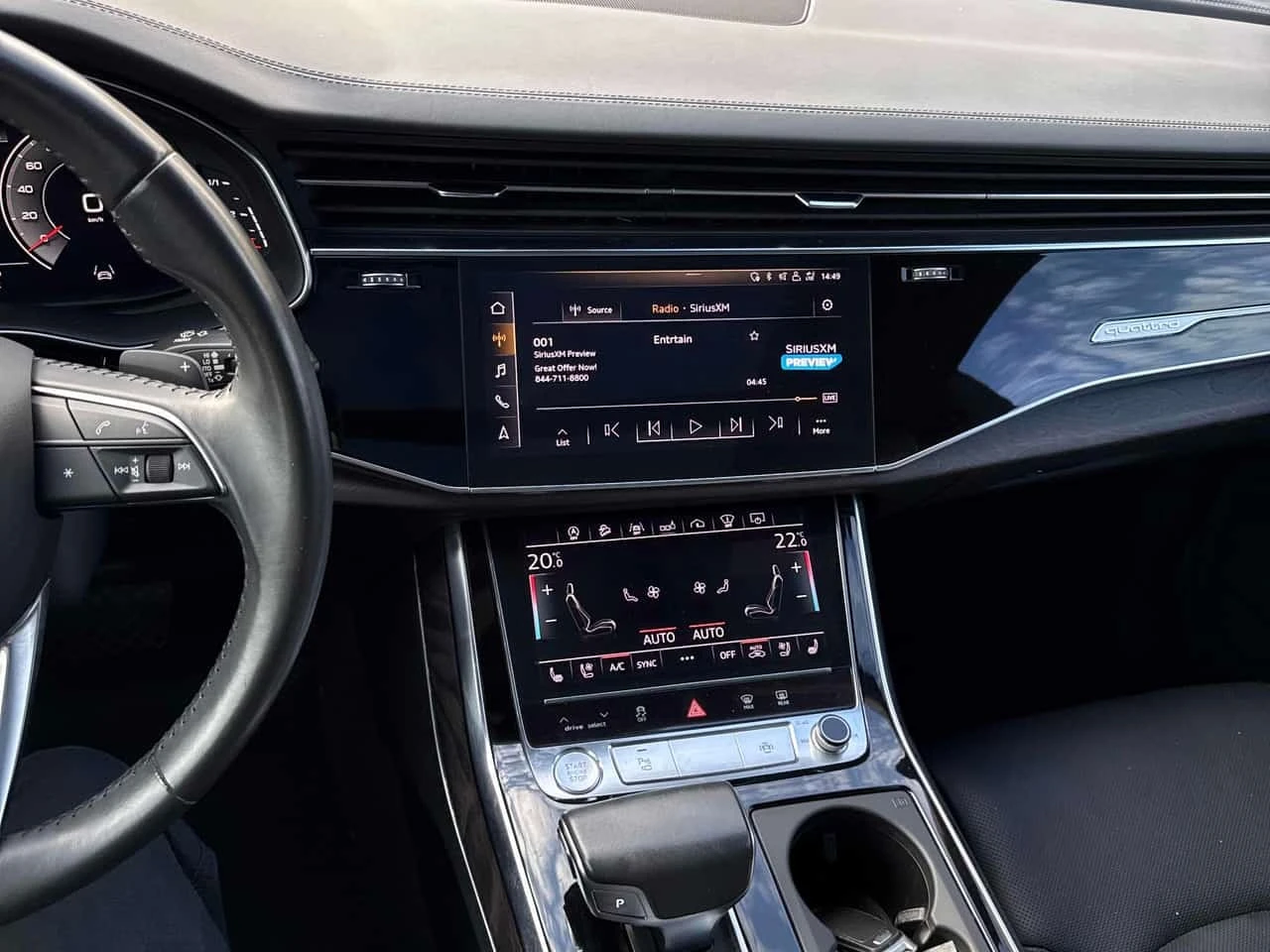Audi Q8 * Technik * CARFAX * ЦЕНА ДО БГ, снимка 9 - Автомобили и джипове - 56648878