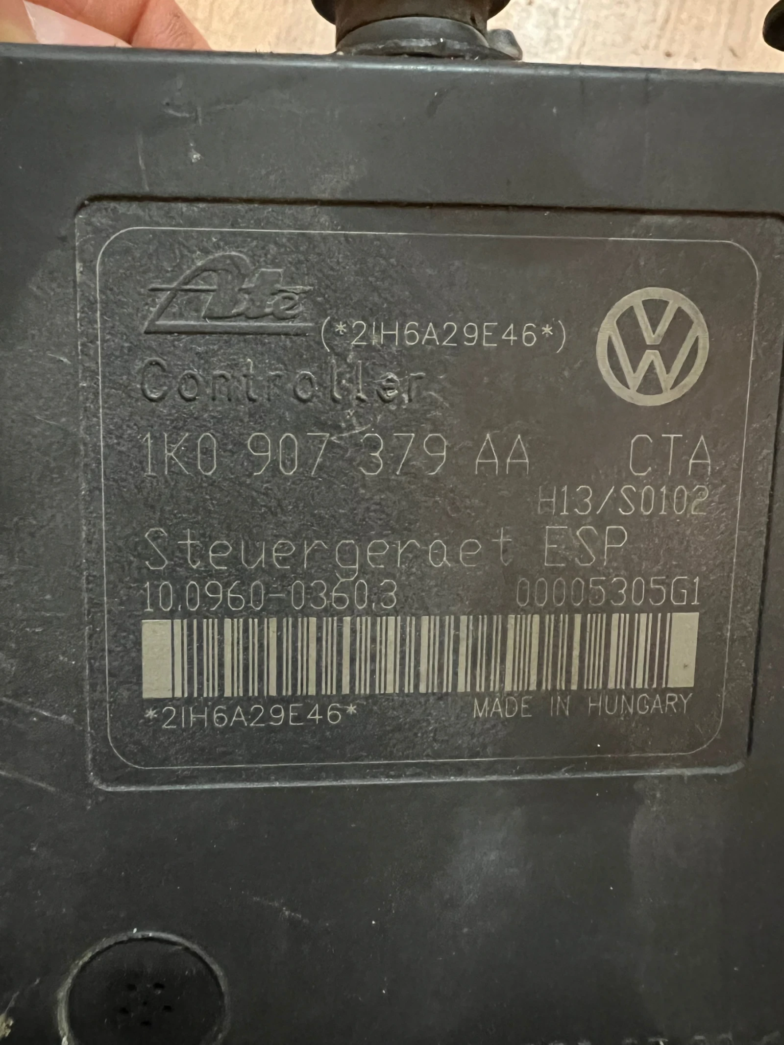 1K0 614 517 T ABS  VW AUDI   Ate 10.0206-0220.4 1K0 907 379 AA 1K0614517T   1K0907379AA  | Mobile.bg   2