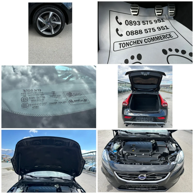 Volvo V40 R-DESIGN-156.000km-NEW-LED-KAMERA-POLU KOJA-TOP, снимка 17 - Автомобили и джипове - 49344462