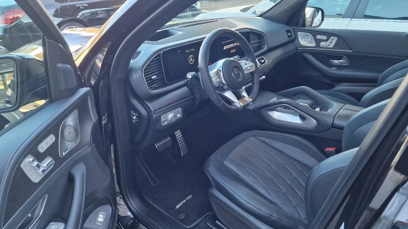 Mercedes-Benz GLS 63 AMG 4MATIC+ /603HP/PANO/MASSAGE/HUD/M-BEAM/ACC/788f, снимка 9 - Автомобили и джипове - 51810907