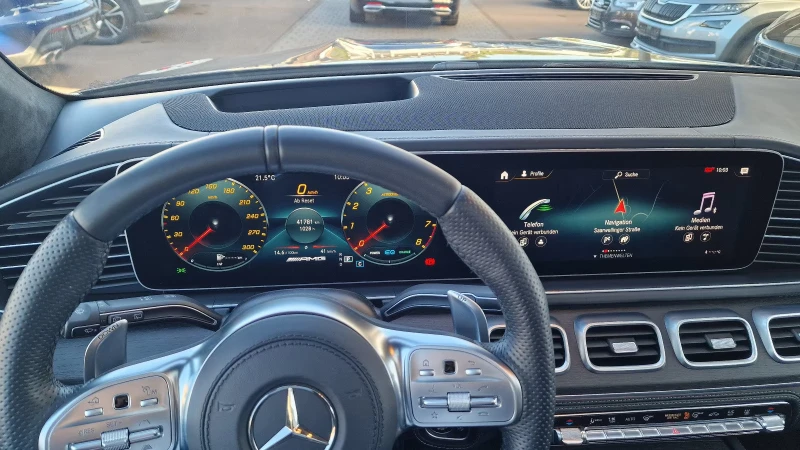Mercedes-Benz GLS 63 AMG 4MATIC+ /603HP/PANO/MASSAGE/HUD/M-BEAM/ACC/788f, снимка 11 - Автомобили и джипове - 51810907