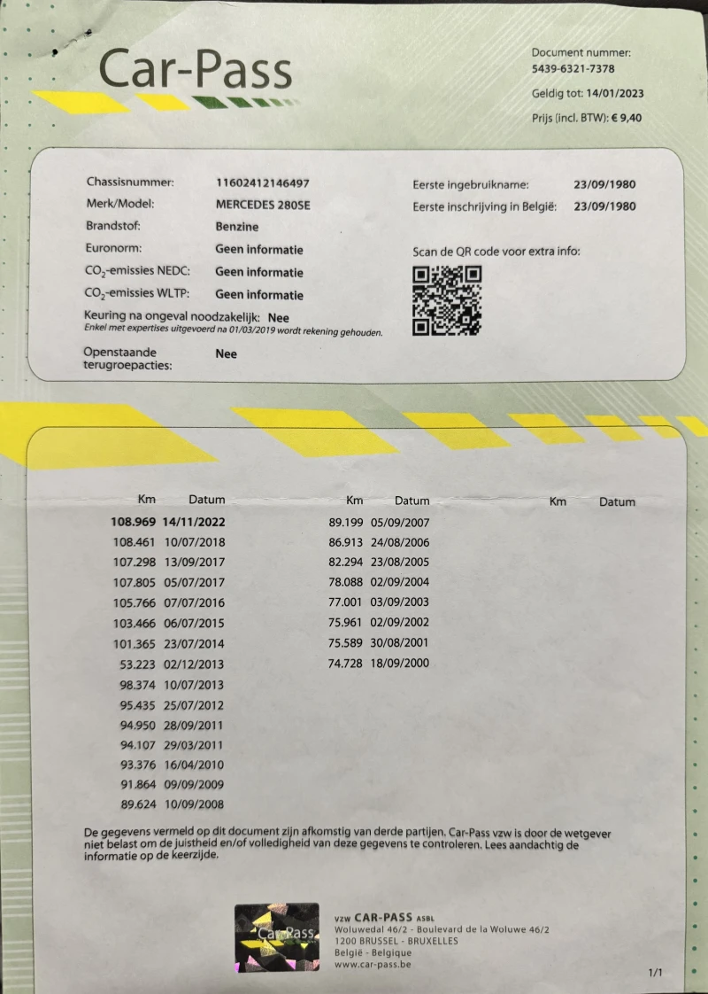 Mercedes-Benz 116 280 SE, снимка 14 - Автомобили и джипове - 50204516