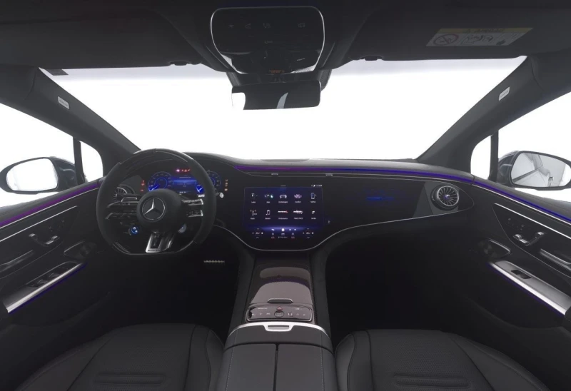 Mercedes-Benz EQE 53/AMG/4-MATIC/HYPERSCREEN/CARBON/BURM/PANO/360, снимка 8 - Автомобили и джипове - 53072891