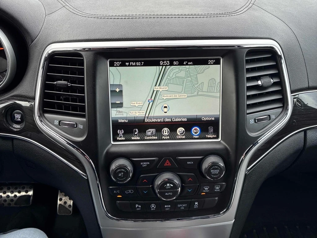 Jeep Grand cherokee * Overland * CARFAX * БЕЗ ПЪРВОНАЧАЛНА ВНОСКА - изображение 9