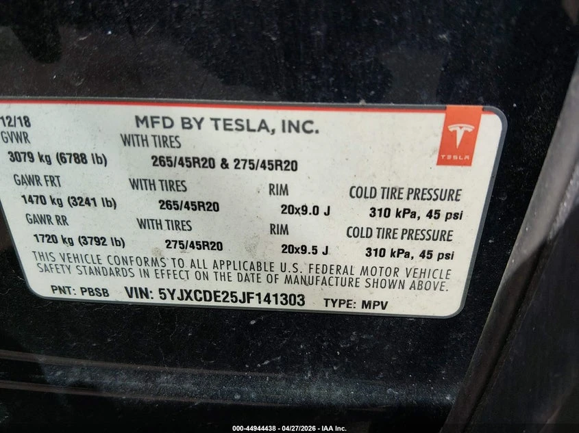 Tesla Model X 100D AWD, снимка 9 - Автомобили и джипове - 55893538