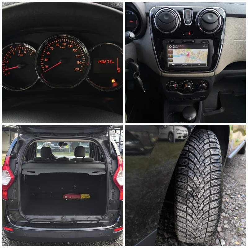 Dacia Lodgy FACE LIFT-1.2i-116кс-НАВИГАЦИЯ-КЛИМАТИК-, снимка 17 - Автомобили и джипове - 52858830