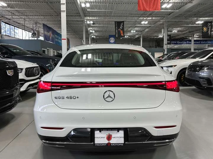 Mercedes-Benz EQS EQS450+ | SEDAN| CREAMLEATHER| BURMESTER| WOOD| AM, снимка 3 - Автомобили и джипове - 53986580