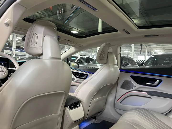 Mercedes-Benz EQS EQS450+ | SEDAN| CREAMLEATHER| BURMESTER| WOOD| AM, снимка 15 - Автомобили и джипове - 53986580