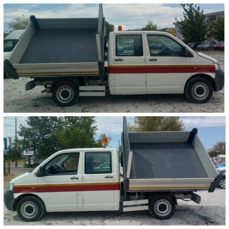 VW T5 Самосвал Метан, снимка 4 - Бусове и автобуси - 46888863