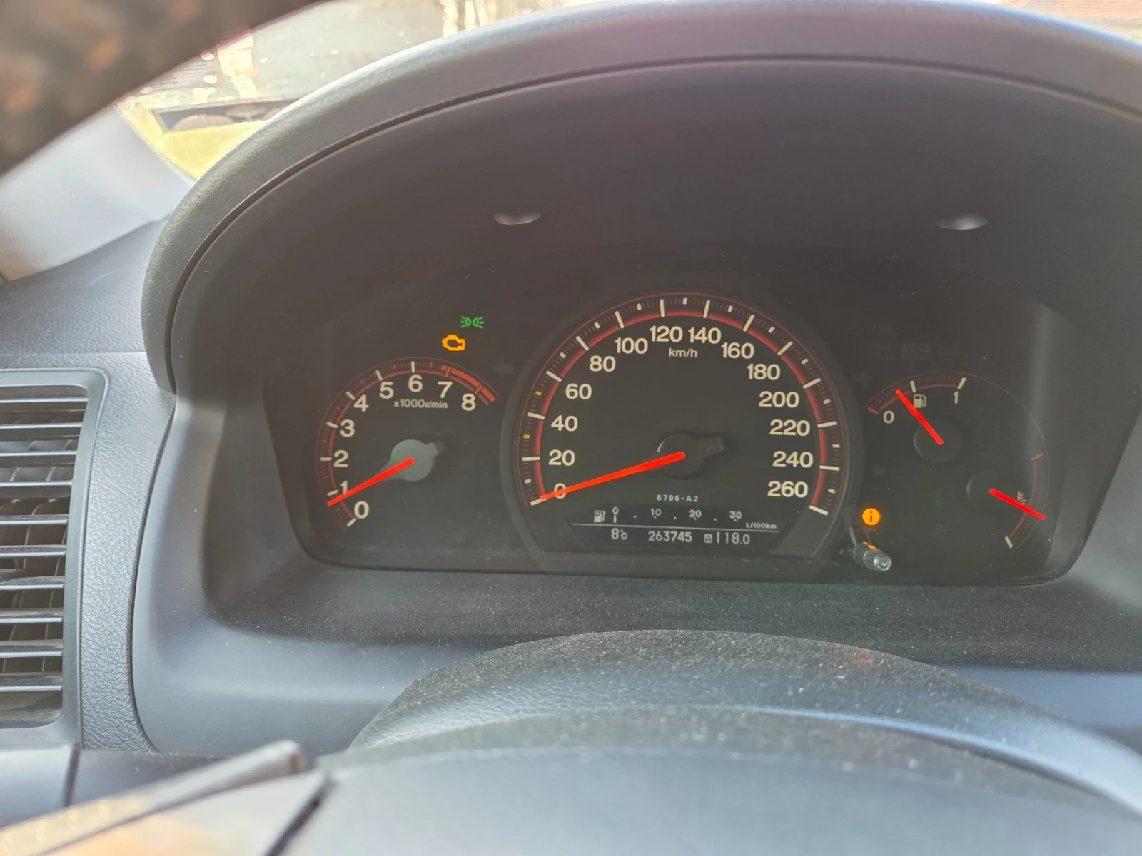 Honda Accord 2.0 ГАЗ-БЕНЗИН ТОР!!!, снимка 9 - Автомобили и джипове - 54211074