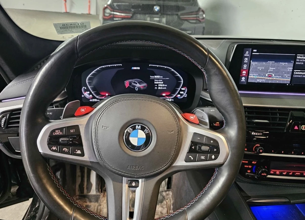 BMW M5  * 36352KM * БЕЗ ИНЦИДЕНТИ * ЦЕНА ДО БГ * , снимка 4 - Автомобили и джипове - 54359008