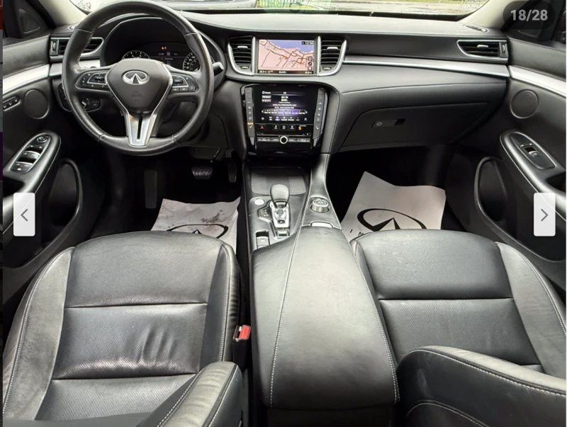 Infiniti QX50 ПОДГРЕВ* КАМЕРА* КЕЙЛЕС* LANE* ASSIST, снимка 9 - Автомобили и джипове - 52480031
