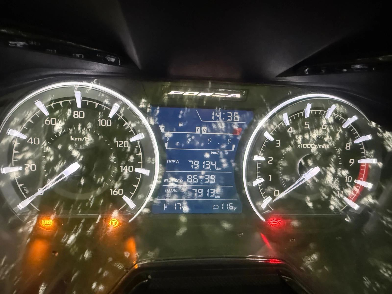 Honda Forza 350 2023 7000 km, снимка 9 - Мотоциклети и мототехника - 55406704