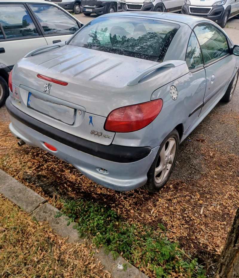 Peugeot 206 cc, снимка 7 - Автомобили и джипове - 47678419