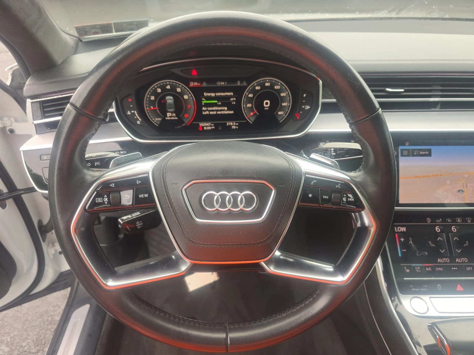 Audi A8 3.0T ФИКСИРАНА ЦЕНА! ДИСТРОНИК/МАСАЖ/ОБДУХВАНЕ - изображение 8