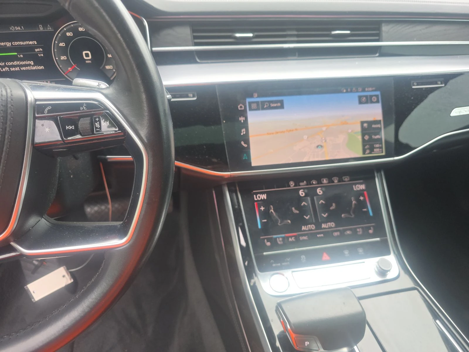 Audi A8 3.0T ФИКСИРАНА ЦЕНА! ДИСТРОНИК/МАСАЖ/ОБДУХВАНЕ - изображение 10