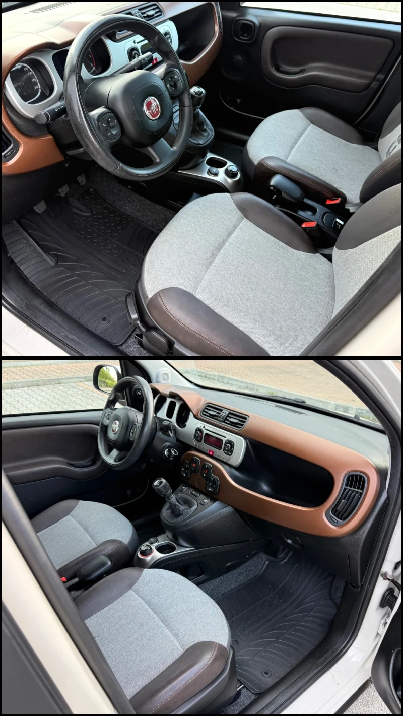 Fiat Panda * CROSS* /4x4/Бензин/6ск/Блокаж/Климатроник/, снимка 8 - Автомобили и джипове - 50306210