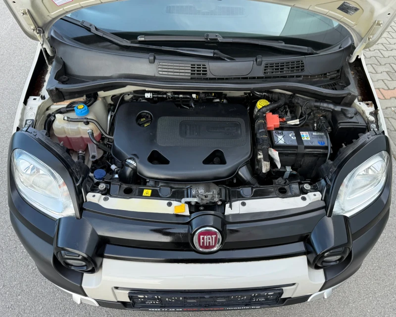 Fiat Panda * CROSS* /4x4/Бензин/6ск/Блокаж/Климатроник/, снимка 16 - Автомобили и джипове - 50306210