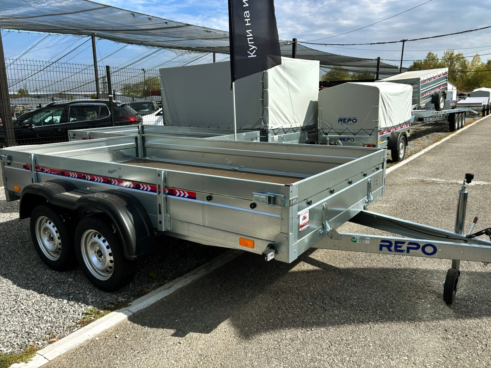 За автомобил Други Ремарке Repo QED Cargo 3м X 1.60м, снимка 2 - Ремаркета - 55829059