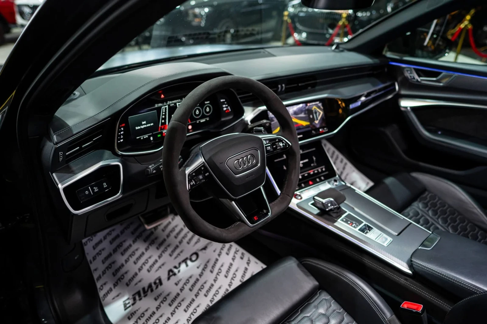 Audi Rs6 FULL ABT CARBON CERAMIC 800HP ПАНО B&O ЛИЗИНГ 100%, снимка 11 - Автомобили и джипове - 54379505