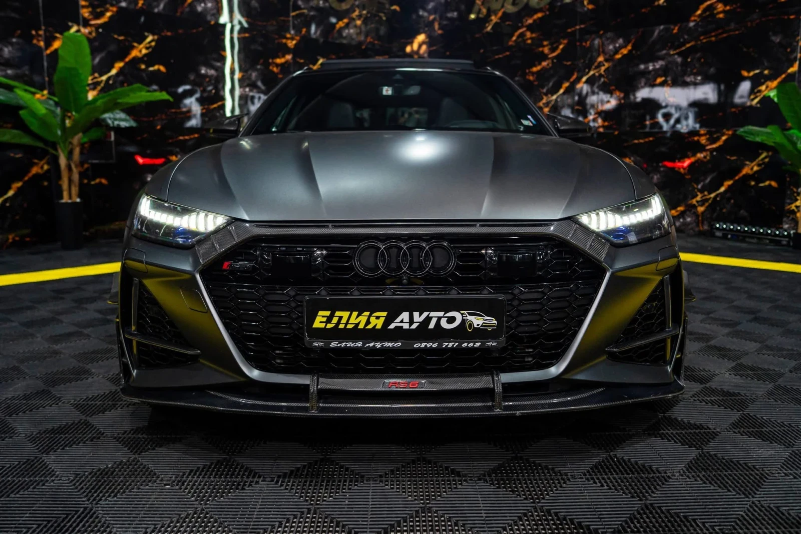 Audi Rs6 FULL ABT CARBON CERAMIC 800HP ПАНО B&O ЛИЗИНГ 100%, снимка 3 - Автомобили и джипове - 54379505
