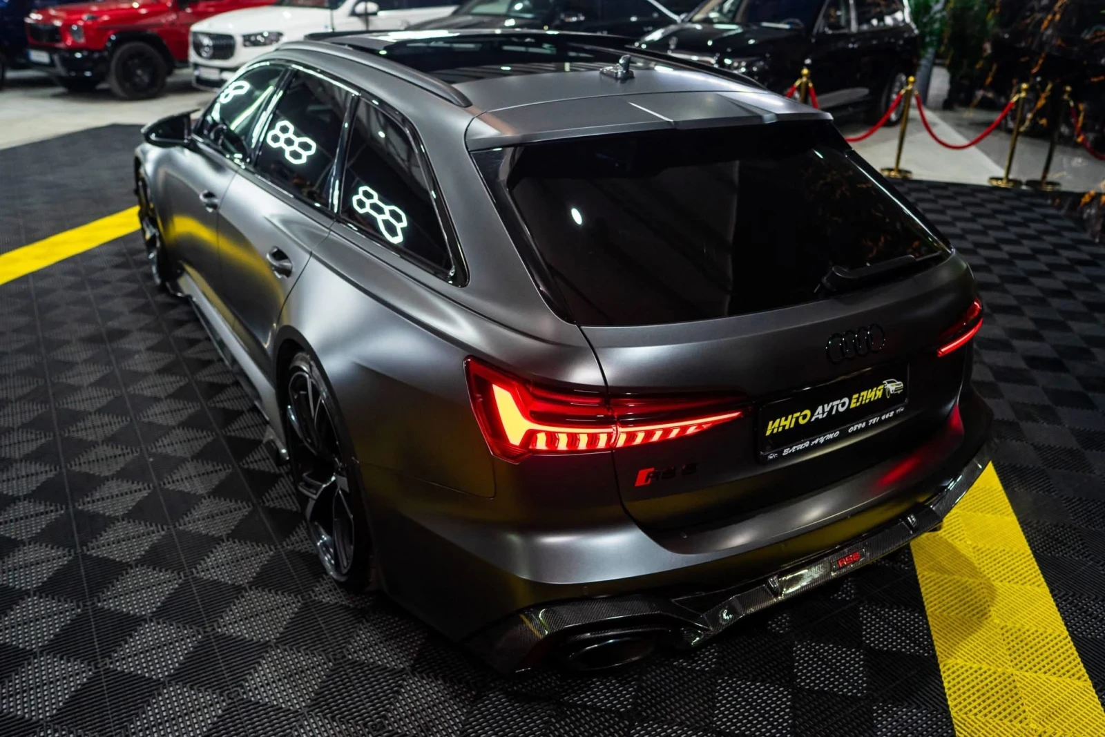 Audi Rs6 FULL ABT CARBON CERAMIC 800HP ПАНО B&O ЛИЗИНГ 100%, снимка 7 - Автомобили и джипове - 54379505