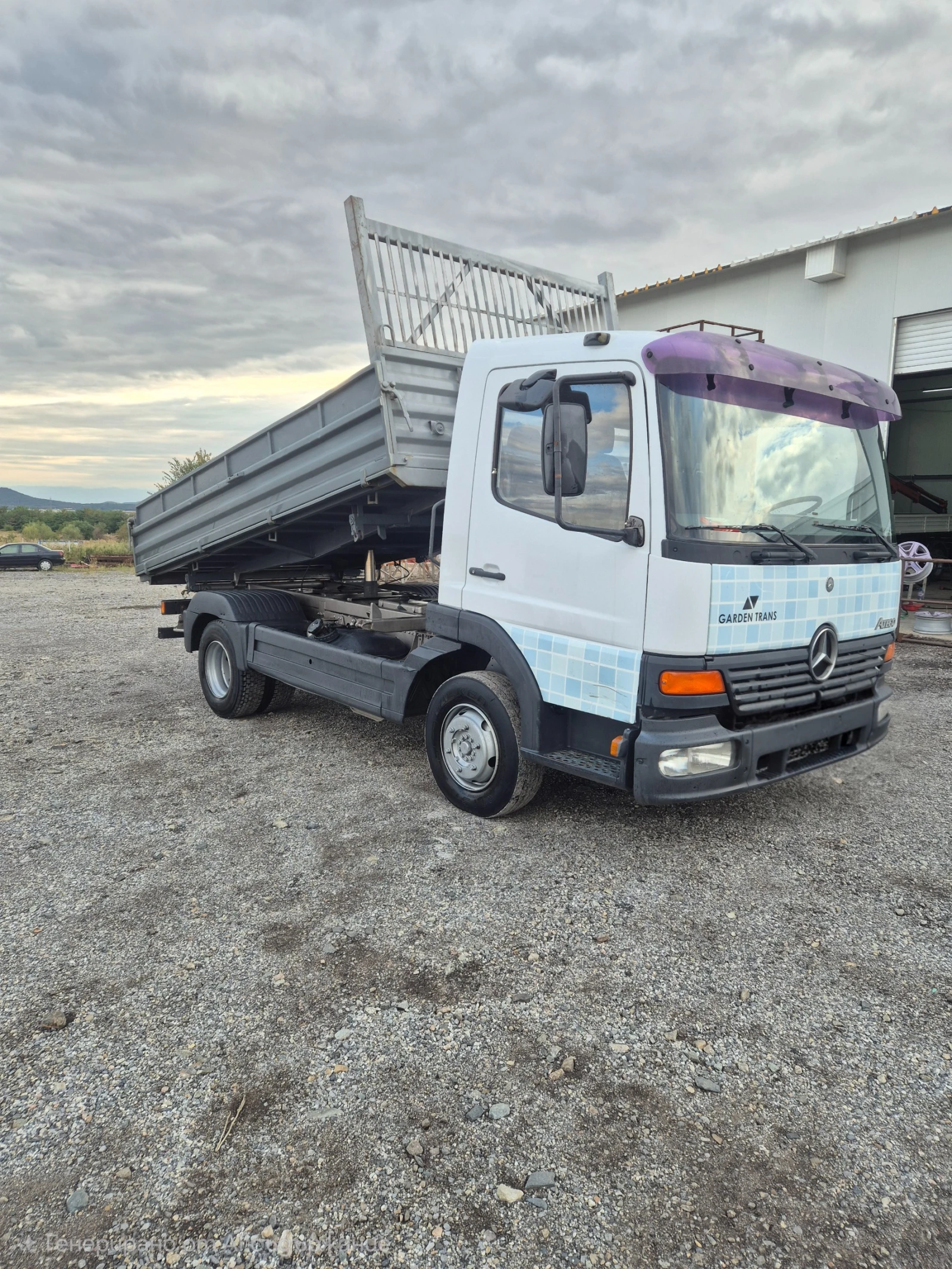 Mercedes-Benz Atego Тристранен самосвал Miller 4.00мт, снимка 7 - Камиони - 56202002