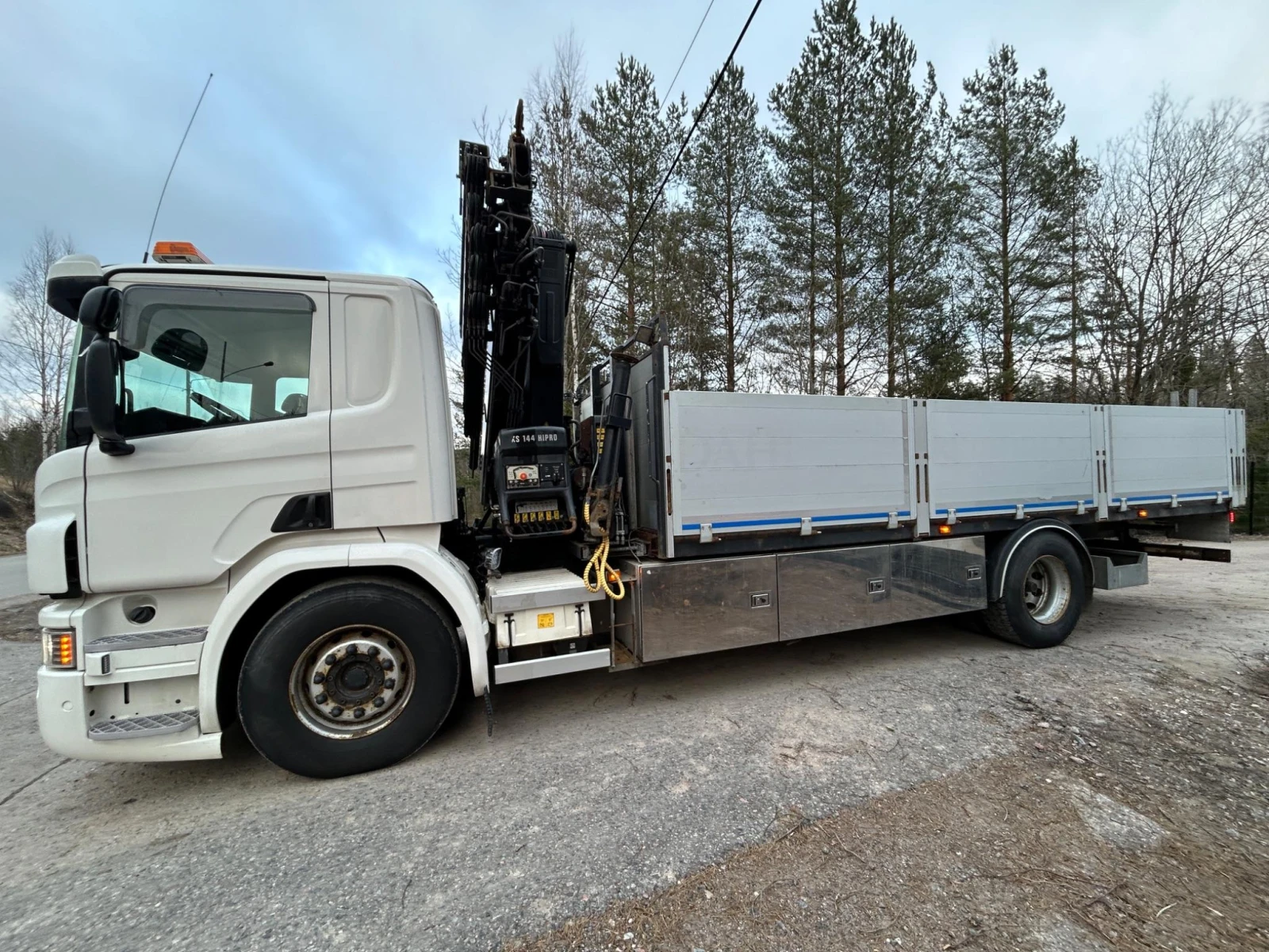 Scania P 320 + HIAB XS 144 HIPRO H-5 | Mobile.bg � ����������� 5