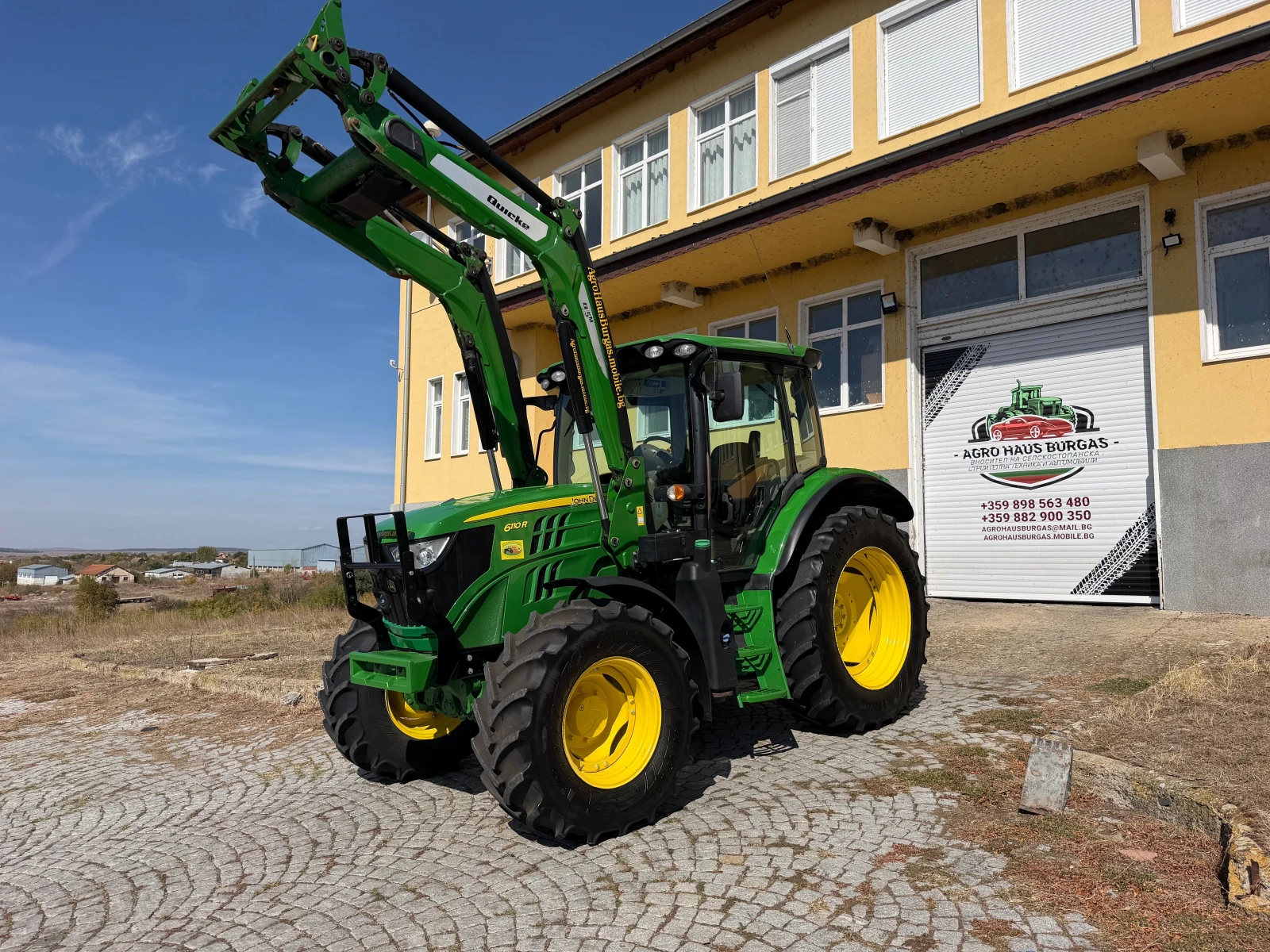 Трактор John Deere 6110R POWER QUAD ЛИЗИНГ, снимка 3 - Селскостопанска техника - 55901320