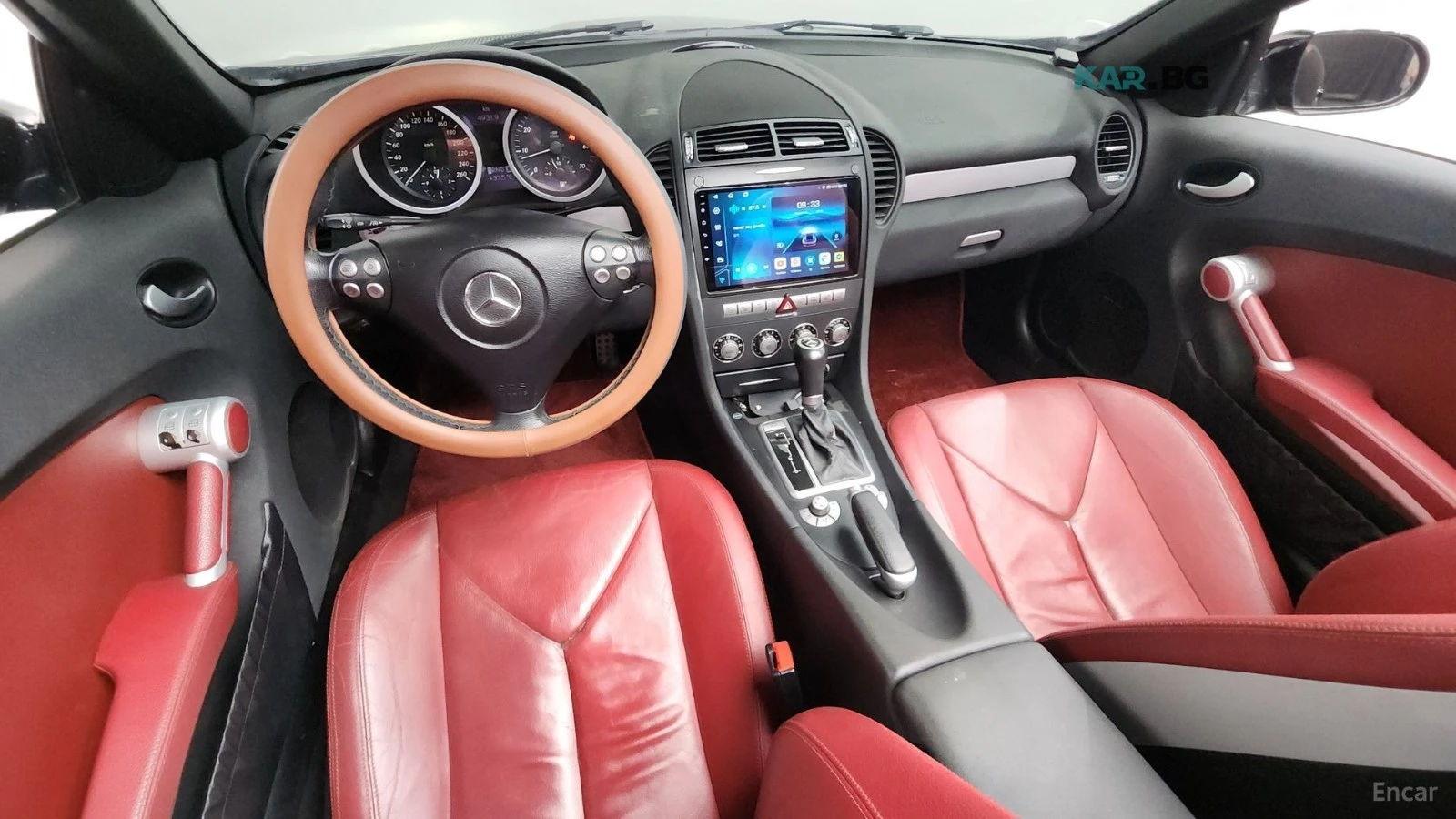 Mercedes-Benz SLK 350 R171* КОЖА* ПОДГРЕВ* КАМЕРА, снимка 7 - Автомобили и джипове - 55209662