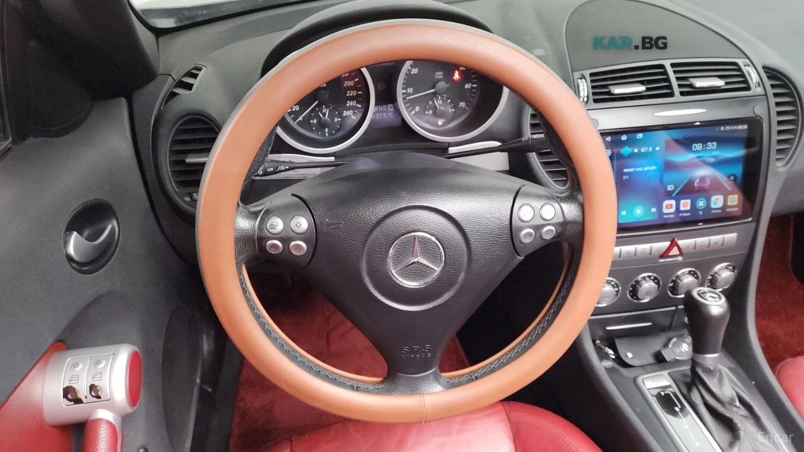Mercedes-Benz SLK 350 R171* КОЖА* ПОДГРЕВ* КАМЕРА, снимка 12 - Автомобили и джипове - 55209662