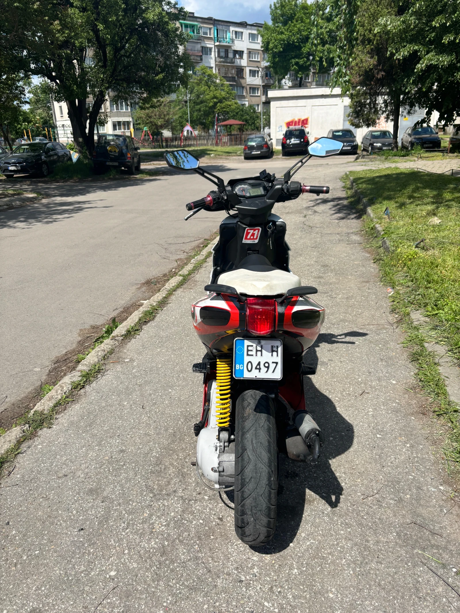 Aprilia 50 Преправян до 80 км може да вдигне., снимка 5 - Мотоциклети и мототехника - 54621642