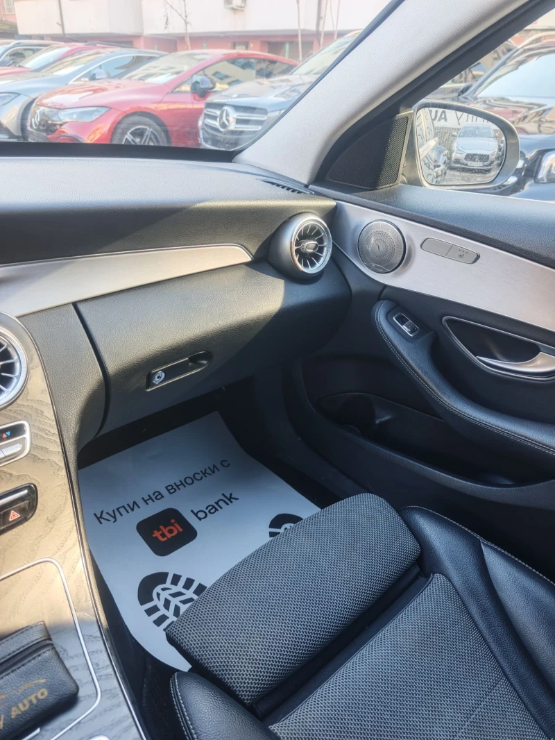 Mercedes-Benz C 180 AMG, ДИСТРОНИК, АМБИЕНТ, КАМЕРА, ФУЛА! , снимка 10 - Автомобили и джипове - 53262831