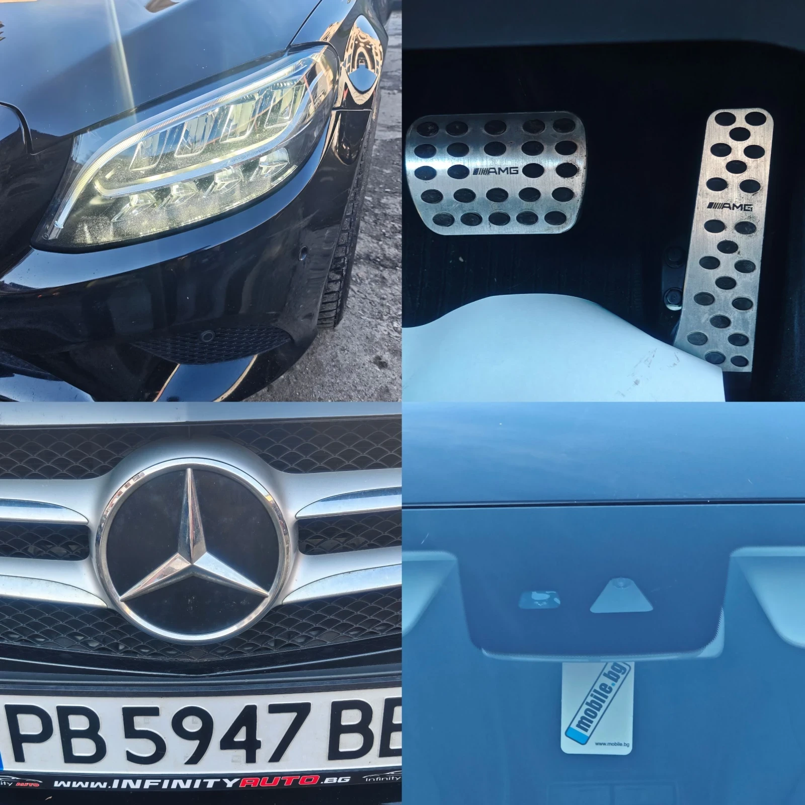 Mercedes-Benz C 180 AMG, ���������, �������, ������, ����!  | Mobile.bg � ����������� 16