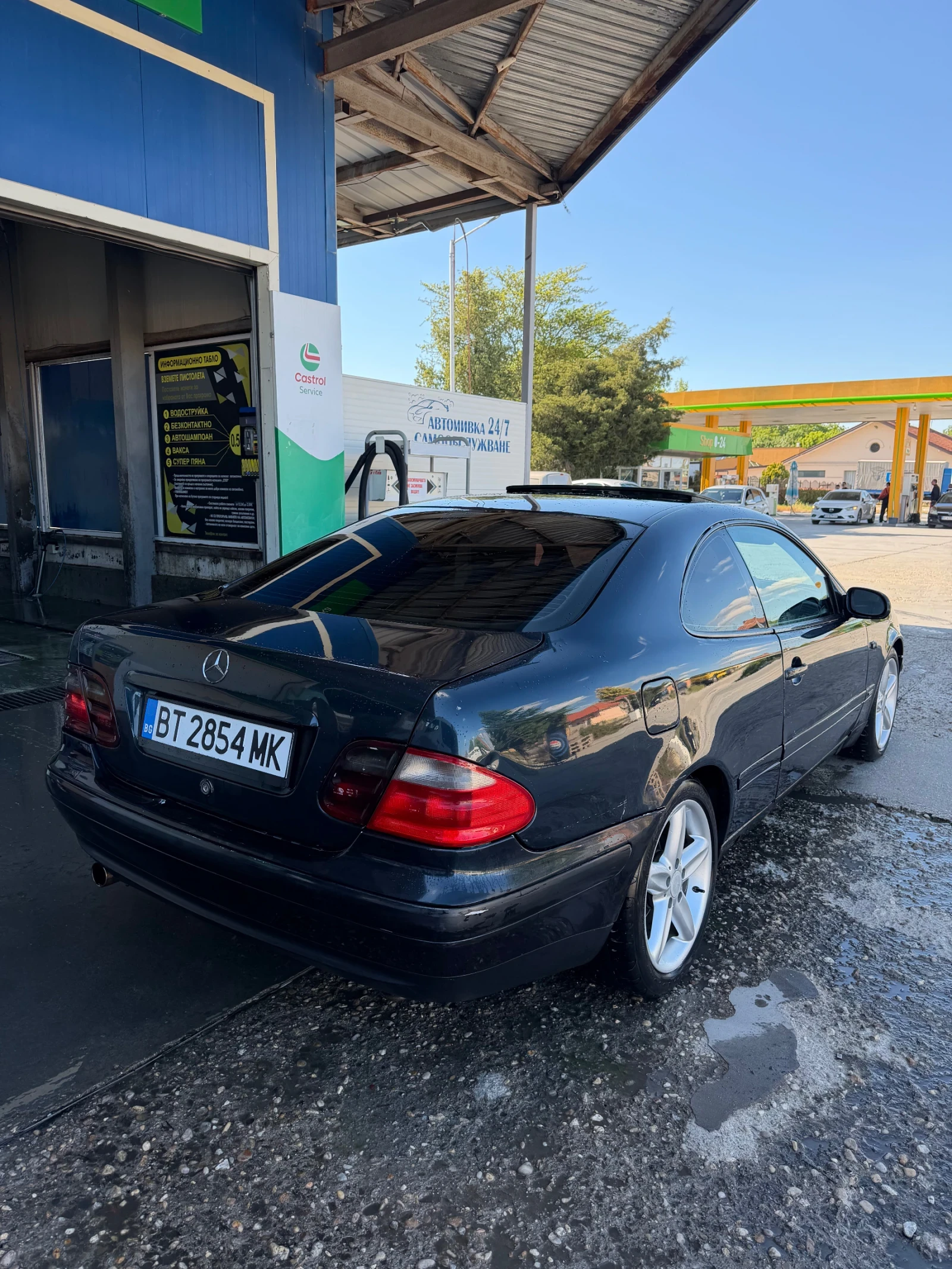Mercedes-Benz CLK 200 COMPRESSOR ГАЗОВ ИНЖЕКЦИОН , снимка 3 - Автомобили и джипове - 54997312