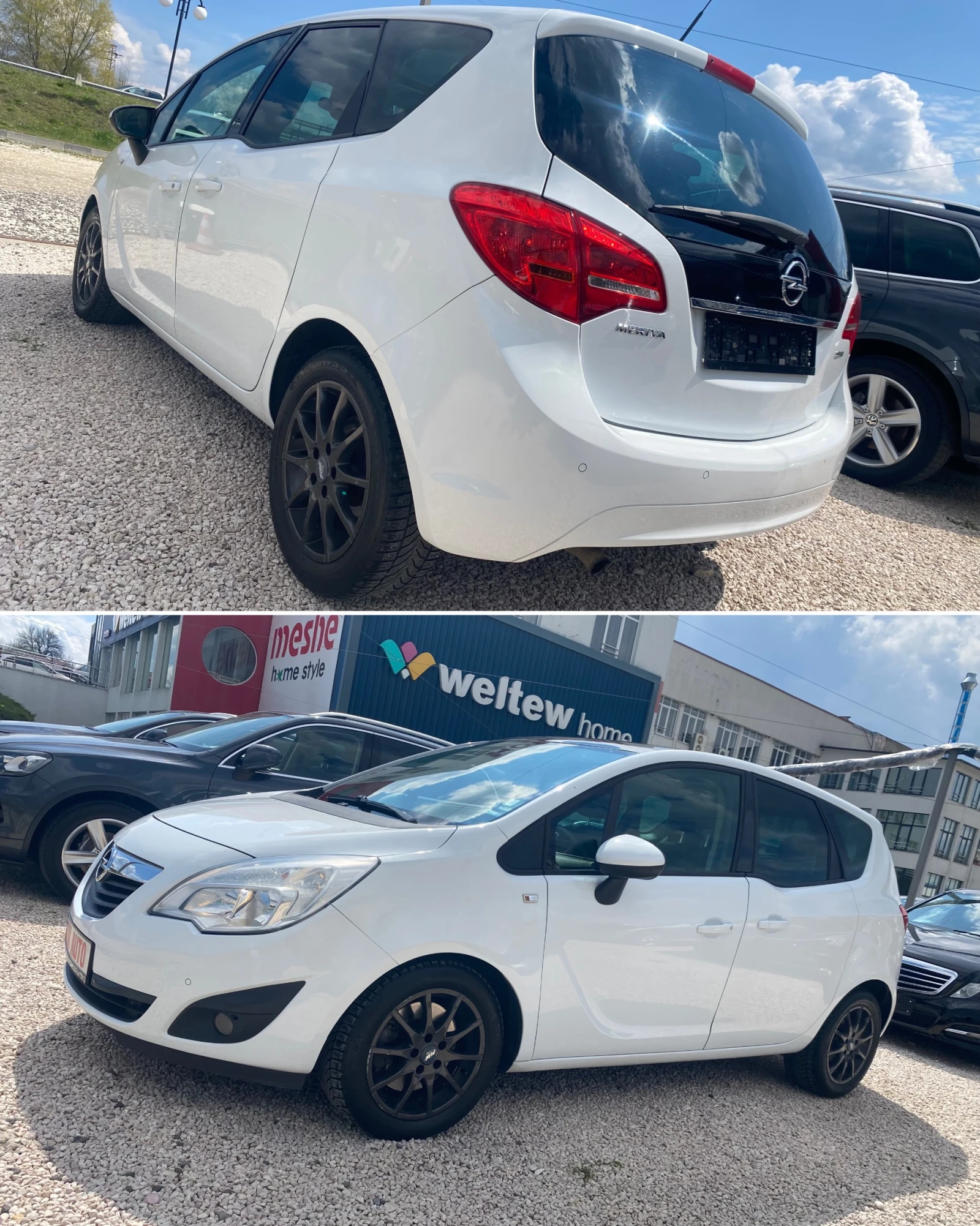 Opel Meriva 1.7CDTi, АВТОМАТИК, ПАНОРАМА, ПАРКТР, ЕВРО5 - изображение 6