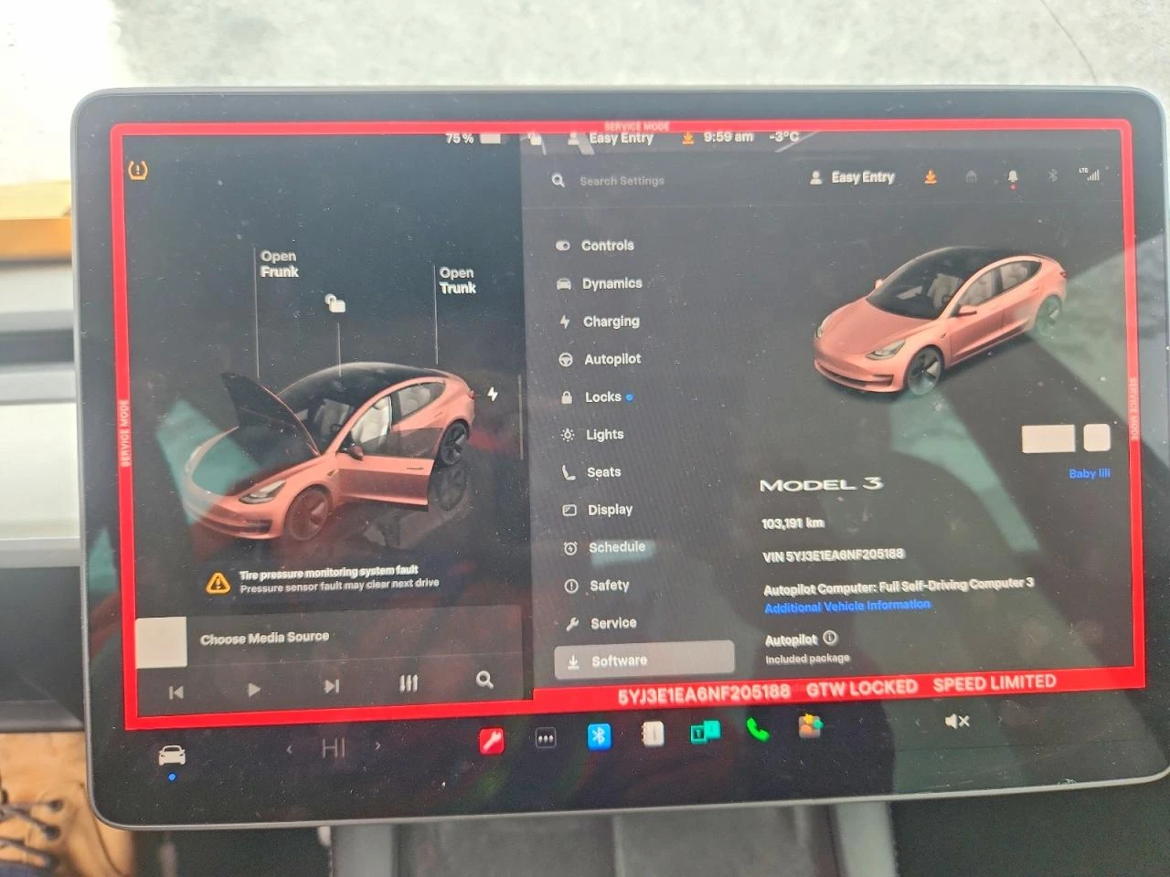 Tesla Model 3, снимка 9 - Автомобили и джипове - 54663667