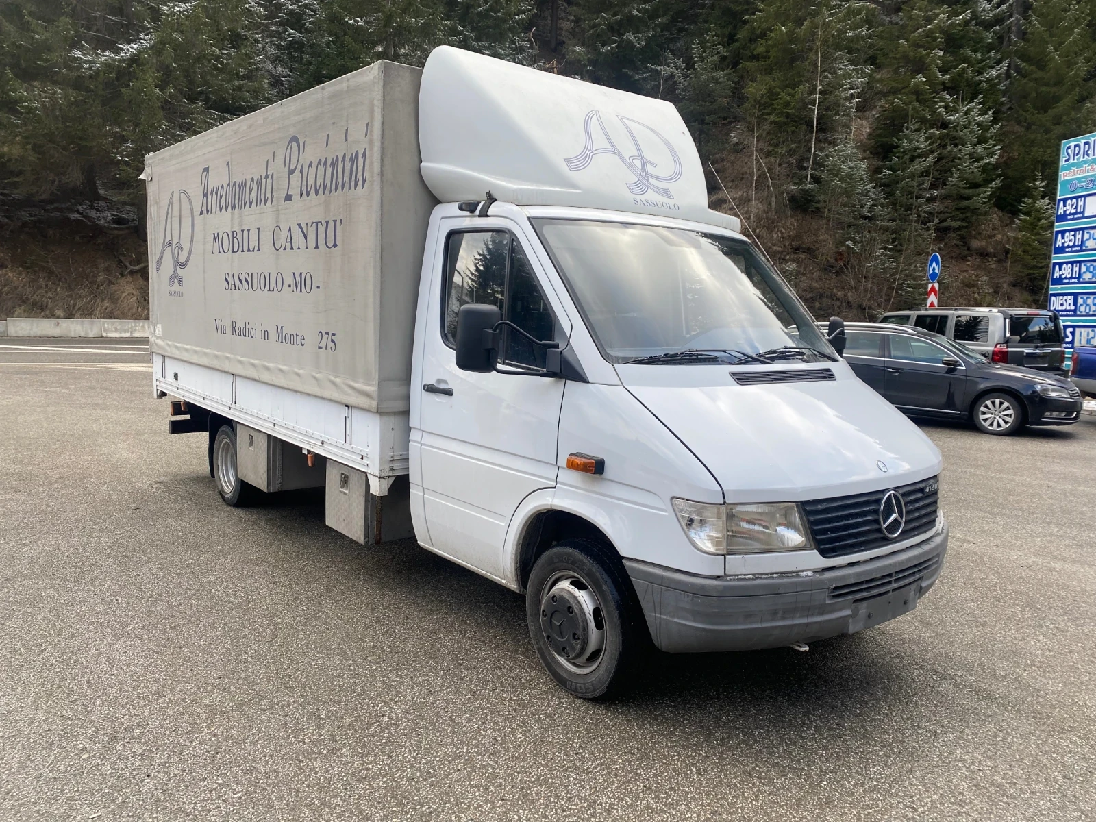 Mercedes-Benz 412 412d* КЛИМА* БЕЗ РЪЖДА* ПОВДИГАЩ ПОКРИВ* 
