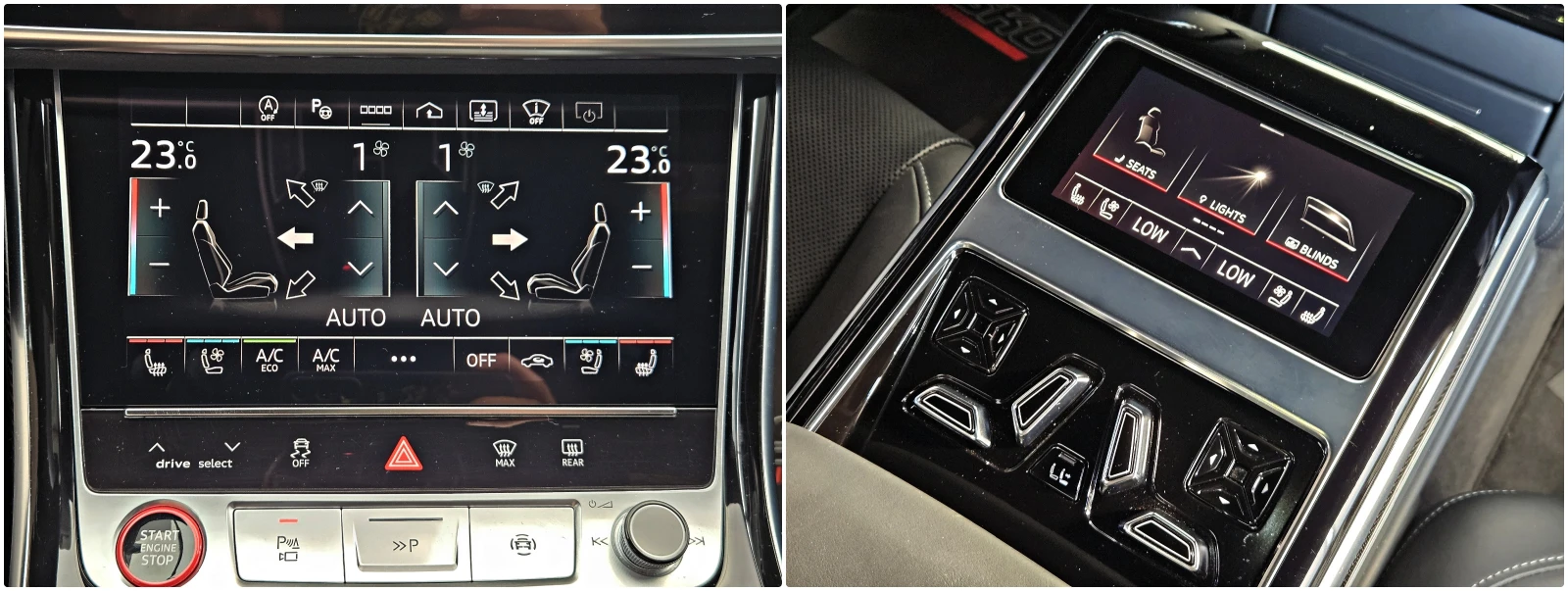 Audi S8 BLACK ЕD/CARBON/3DCAM/DISTR/B&O/ОБДУХ/МАСАЖ/ВАКУМ/, снимка 12 - Автомобили и джипове - 53976004