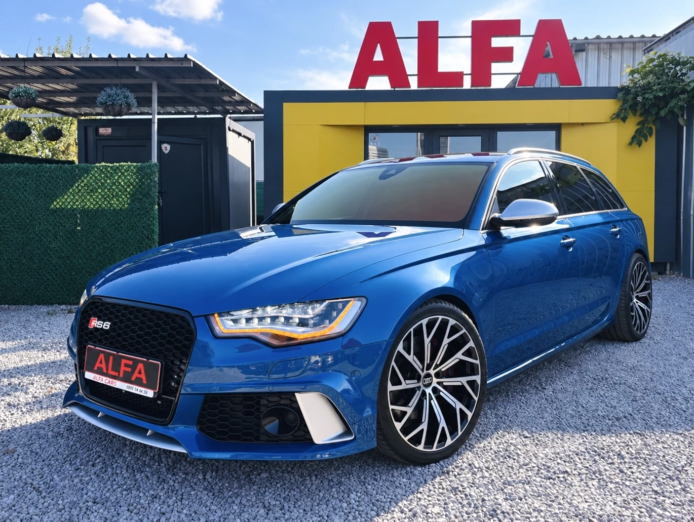 Audi A6 RS6/3.0bi-TURBO/ВАКУУМ/ГЕНЕРАЦИЯ/СИНЯ ПЕРЛА/ТОП///